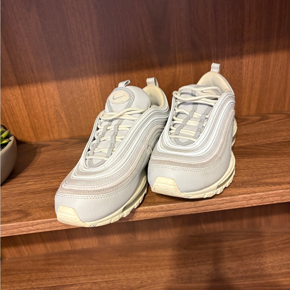 Nike Air Max 97 in Light Gray and Cream